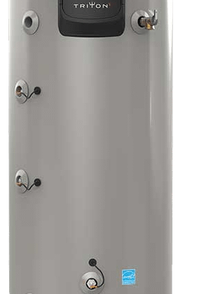 RHEEM GHE50SU-100 Natural Gas Triton Light Duty 50 Gallon Smart Universal 100,000 BTU Commercial Water Heater